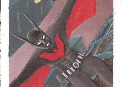 Batman Beyond - Oil On Paper