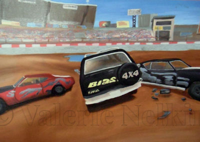 Flatout Ultimate Carnage - Oil On Canvas