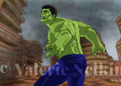 Hulk - Illustrator & Photoshop