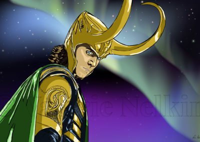 Loki - Illustrator & Photoshop