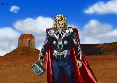 Thor - Illustrator & Photoshop